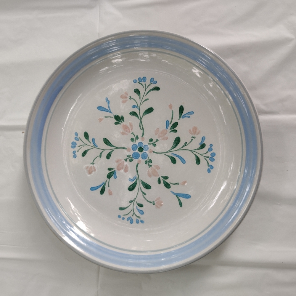 Vintage Fascino Stoneware 10.5" Dinner Plate